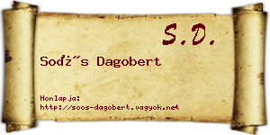 Soós Dagobert névjegykártya